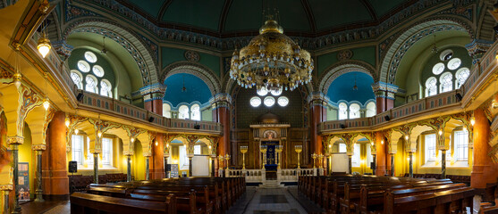 Fototapeta premium Sofia Synagogue, Neo-Arabic architecture, Sofia, Republic of Bulgaria, Europe