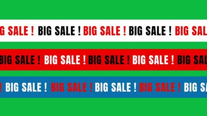 Big Sale Animation Banner – 50% Off Animated Promo Graphics