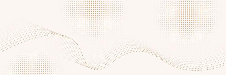 Abstract vector background. Elegant background for business presentations. Lines, point, plane in 3D space.Cryptocurrency fintech network blockchain and programming concept. Brown  background