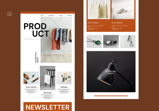 Product Newsletter Template