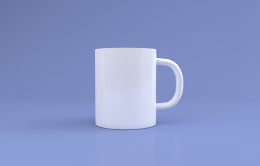 Realistic Mug Mockup 3D Rendered