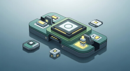 Cloud Data Network Architecture with Connected Servers and Digital Analytics