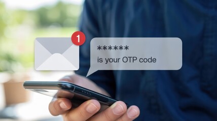 Person holding portable electronic device receives notification regarding temporary access confirmation