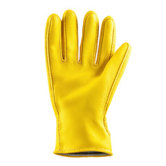 Vibrant yellow glove top view png safety png rubber png cleaning png handwear png protective png household png latex png apparel png utility png transparent background image