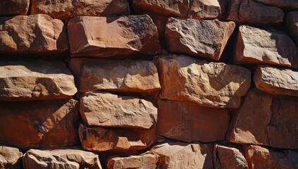 Magnificent stone wall with captivating textures and rugged charm, creating a visually stunning and timeless architectural detail, perfect for backgrounds