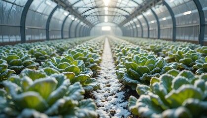 greenhouse with plants