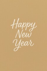 Minimal Happy New Year