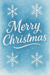 Blue Snowflake Christmas