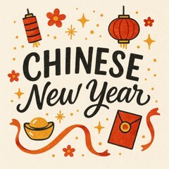 Chinese New Year illustration