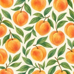 Peach Fruit Pattern