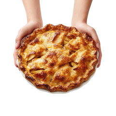 Hands holding apple pie on board png bakery png dessert png pastry png homemade png food png fresh png tart png crust png hot png transparent background image [memory:6]
