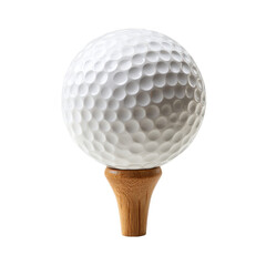 Golf ball on wooden tee png sport png golf png equipment png game png white png dimpled png course png tee-off png outdoor png transparent background image [memory:6]
