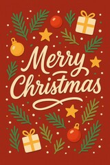 Merry Christmas illustration