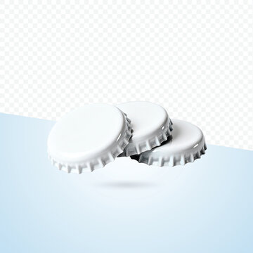 bottle cap white color steel cap alcohol drink 