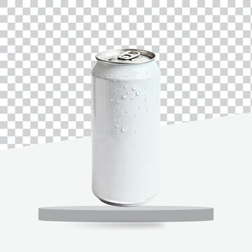 aluminum bottle can for drink mockup design 