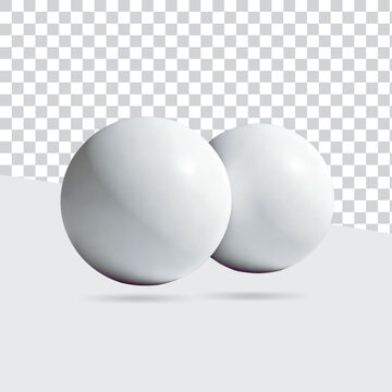 white egg on white background mockup design 