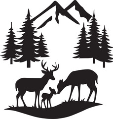 “The forest listens to their breath.”