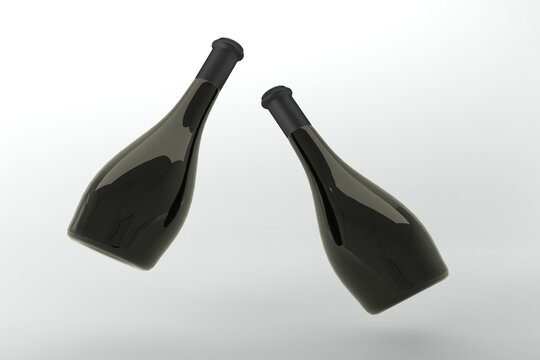 Celebrate with elegant wine bottles, perfect for stylish events and sophisticated branding presentations