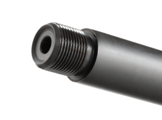 Threaded rifle barrel