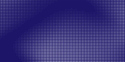 Dynamic abstract halftone background with blue gradient and dotted pattern. Aesthetic Perfect for modern designs, digital themes, and retro-inspired graphics. eps 10