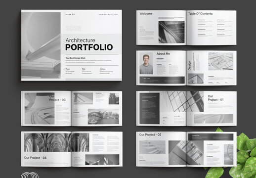 Architecture Portfolio Template Landscape