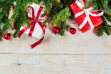 Christmas and New Year background