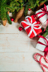 Christmas and New Year background