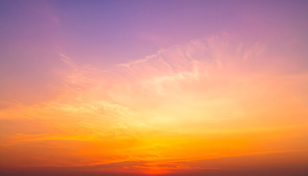 organic gradient sunset, orange to purple, grainy surface, warm tones, tranquil mood