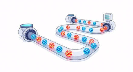 Winding Data Flow Pipeline