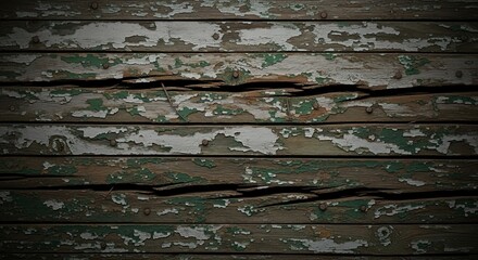 Weathered Wooden Planks Texture and Decay in a Rustic Surface, Perfect for Backgrounds
