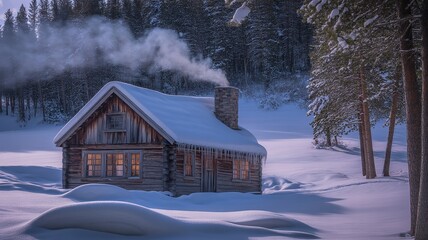 Frost Window Border with Blurred House Exterior and Holiday Lights, Winter Feeling