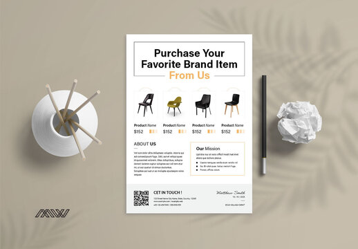 Product Catalog Flyer Layout