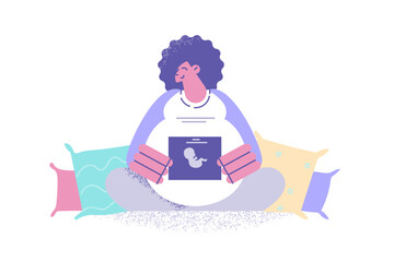 Happy maternity and motherhood concept