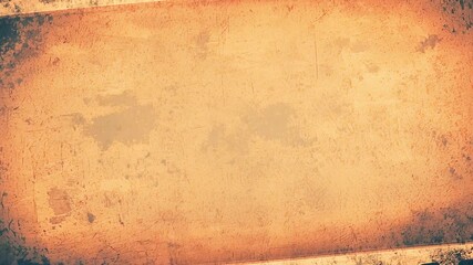 Vintage grunge film strip texture with a worn orange-brown center frame, classic cinema background for creative projects, aged border, retro mood and nostalgic design - Powered by Adobe