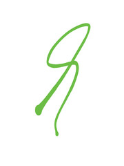 Adobe Illustrator Artwork-flourish approval green