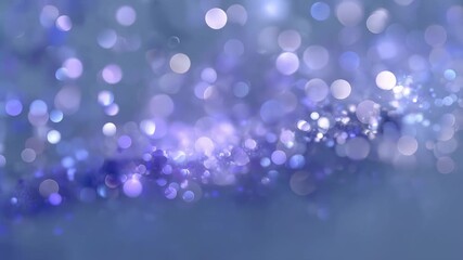 Abstract purple and blue bokeh lights create a dreamy, festive background suitable for technology branding, product showcases, event promotions, and creative design projects.