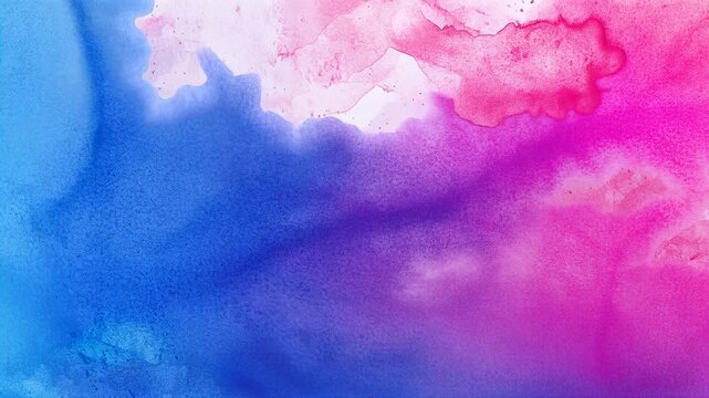 Abstract watercolor background with soft blends of blue, purple, and pink hues, creating a dreamy, artistic texture suitable for creative design, branding, and marketing projects.