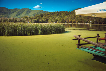 Life on the lake in early autumn