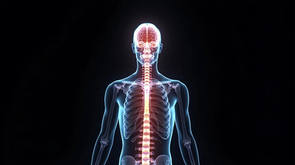 vertebral column

cervical spine

thoracic spine