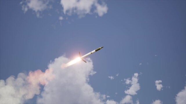 Missile FFAR In The Sky
