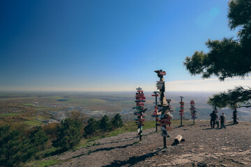Landscape with signposts: the journey starts here