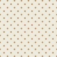 Subtle geometric seamless pattern with small floral motifs on a light cream background