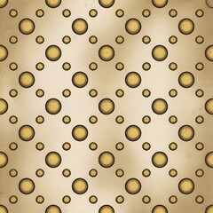 Elegant seamless golden geometric pattern with repeating circular motifs and subtle textured background for luxury design