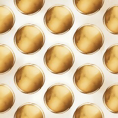 Abstract pattern of shimmering golden circles with subtle textures creating a luxurious and elegant background design