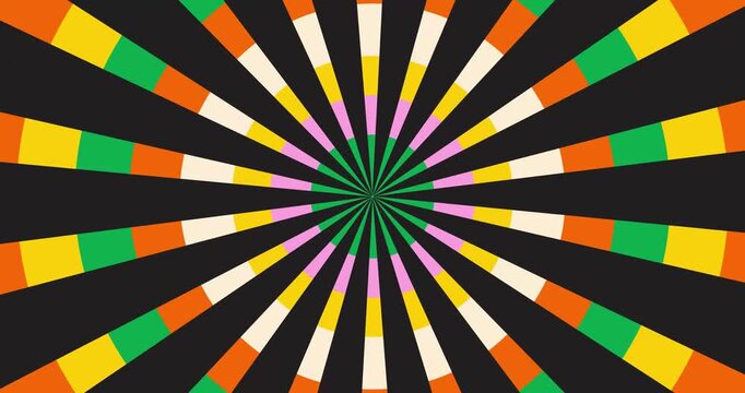 Video animation sunburst sunray rotate spinning