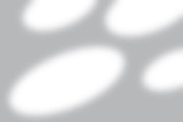 Abstract, soft white light shapes on a modern gray backdrop create a subtle, elegant mood