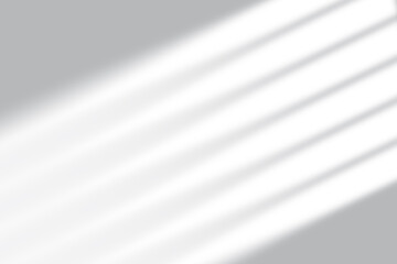 Obraz premium Elegant white wall with subtle light streaks creates a modern minimalist background for design mockups