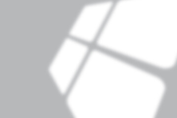 Elegant window light overlay for modern designs creating soft shadows and bright airy feel on gray wall