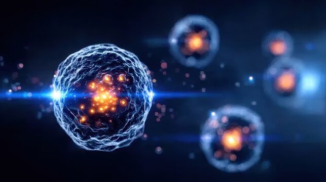 A star nursery within a galaxy where tissue membranes form organ like planets, evolution shaped by physics, and a satellite discovering a universe altering solution