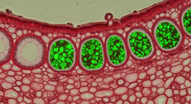 Detection of plant virus in xylem parenchyma cells